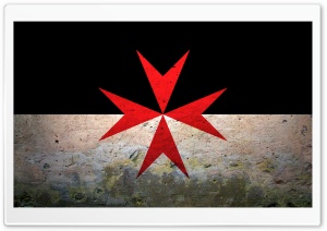Grunge Maltese Cross