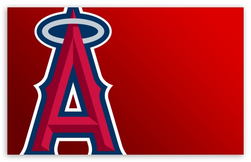 Download Los Angeles Angels of Anaheim Logo UltraHD Wallpaper
