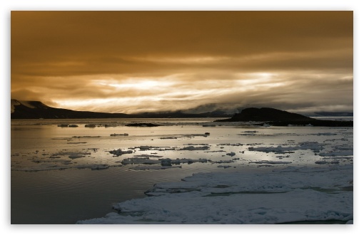 Download Arctic Sunrise UltraHD Wallpaper