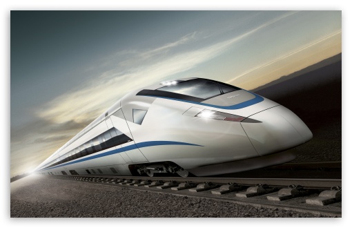 Download High Speed Train UltraHD Wallpaper