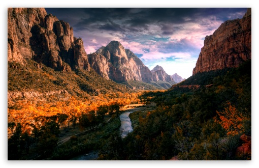 Download Spectacular Mountain River UltraHD Wallpaper