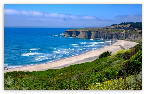 Download Pacific Ocean, Highway 1 One, California UltraHD Wallpaper