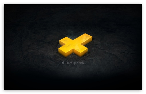 Download Yellow Cross UltraHD Wallpaper