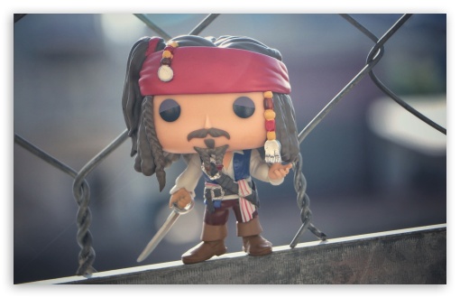 Download Jack Sparrow - Funko Pop Figure UltraHD Wallpaper