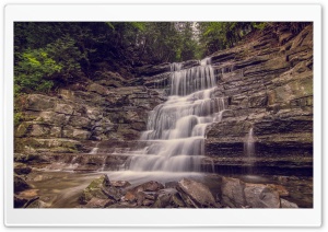 Waterfall, Ottawa, Ontario,...