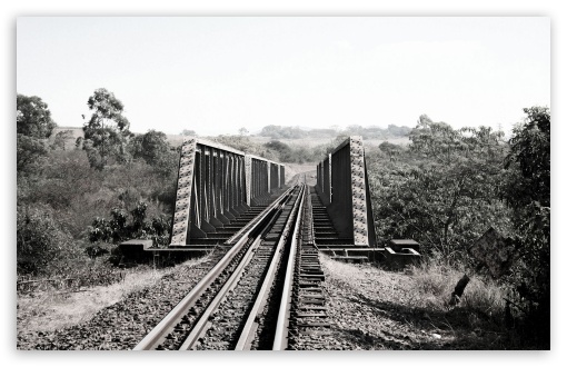 Download Railway Bridge UltraHD Wallpaper