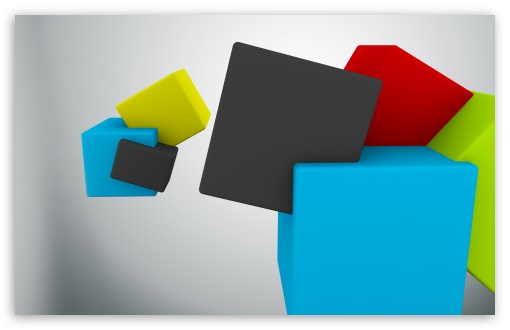 Download Colorful Cubes UltraHD Wallpaper