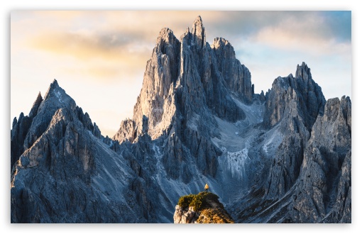 Download Steep Mountain Ridges Landscape UltraHD Wallpaper
