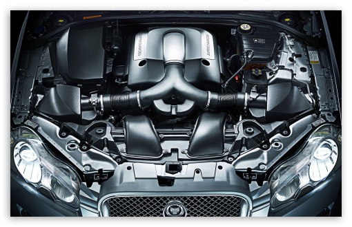 Download Jaguar Supercharged Engine UltraHD Wallpaper