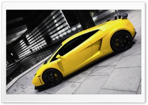 Yellow Lamborghini