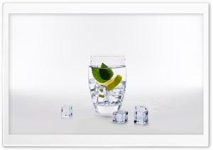 Glass of Water with Lemon,...