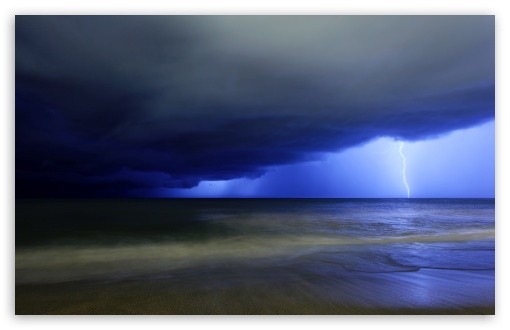 Download Storm On The Sea UltraHD Wallpaper