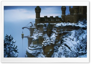 Castle On The Mountain Winter