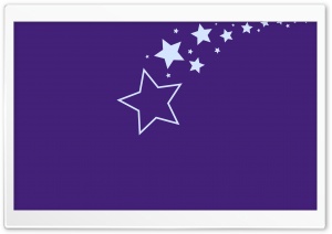 Stars Purple Background
