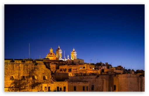 Download Malta by Night UltraHD Wallpaper