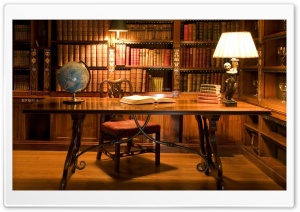 Antique Library Desk