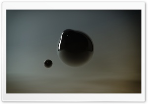 Abstract Black Bubble