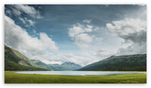 Download Eklutna Lake, Alaska, Nature, Landscape UltraHD Wallpaper