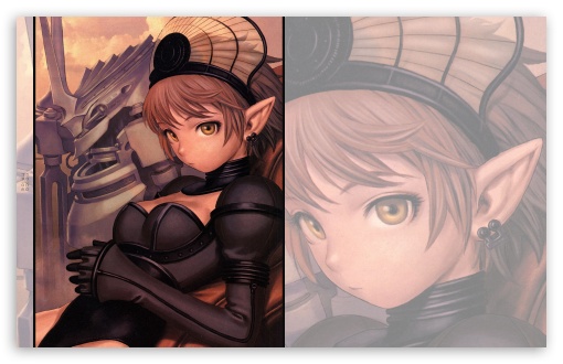 Download Anime Warrior Girl UltraHD Wallpaper