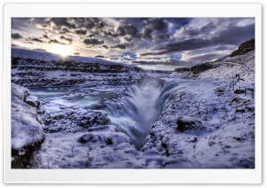 Waterfall Rift, Iceland