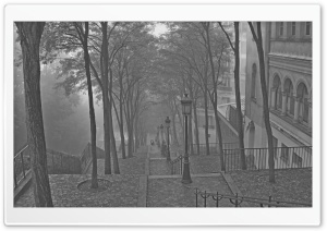 Montmartre In Fog