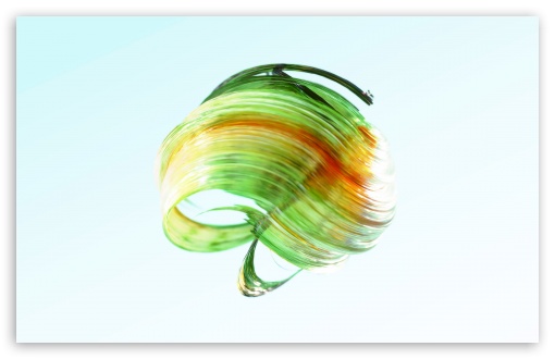 Download 3D Colorful Glass Art UltraHD Wallpaper