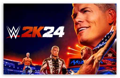 Download Cody Rhodes - WWE 2K24 Wrestling Video Game UltraHD Wallpaper