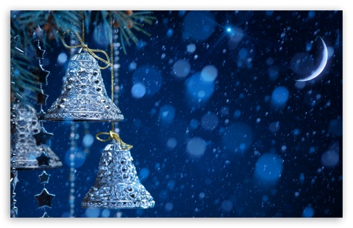 Download Christmas Bells UltraHD Wallpaper