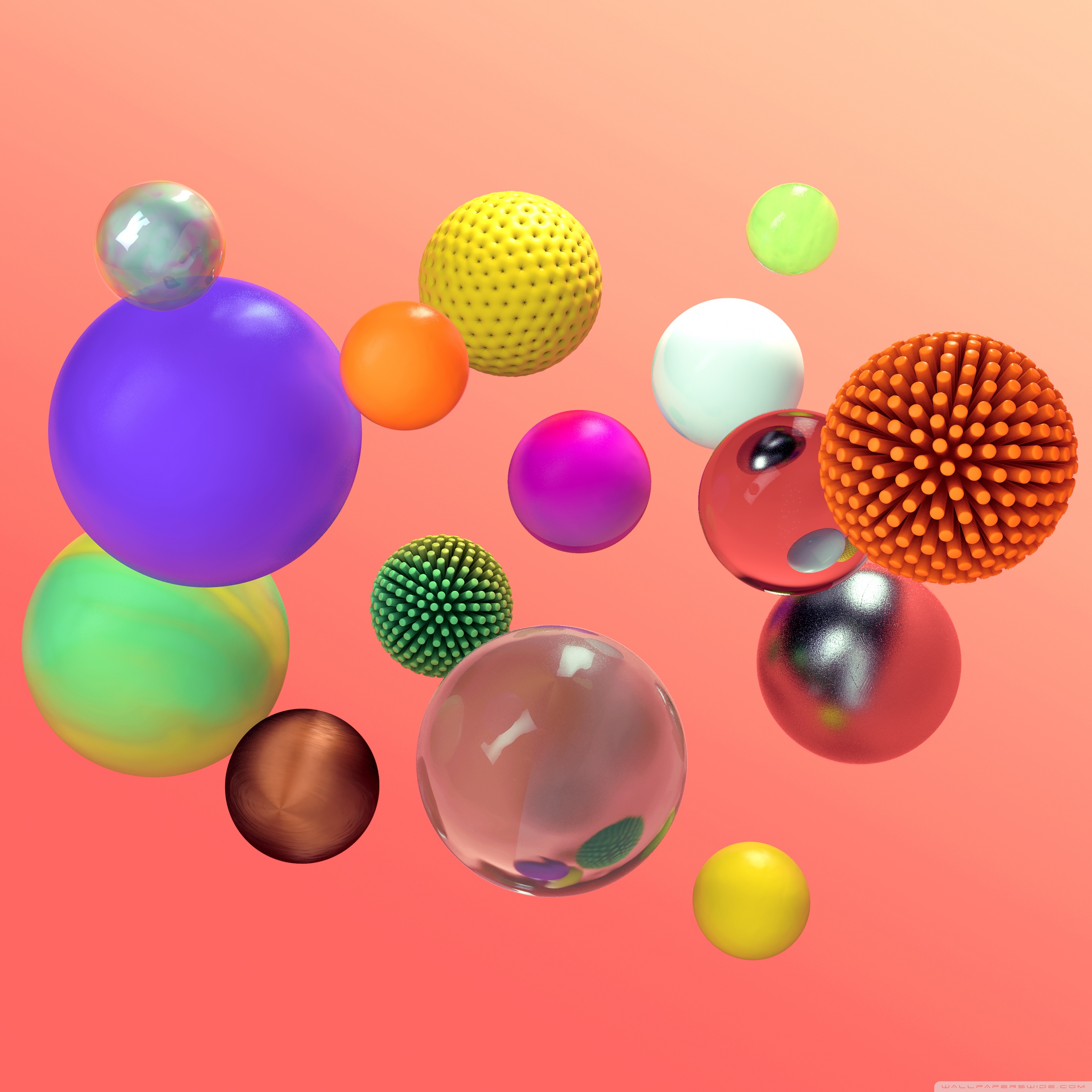 Шарики 3 d. Абстракция шары. 3d шары. Разноцветные 3д шары. Фотообои разноцветные 3d шары.