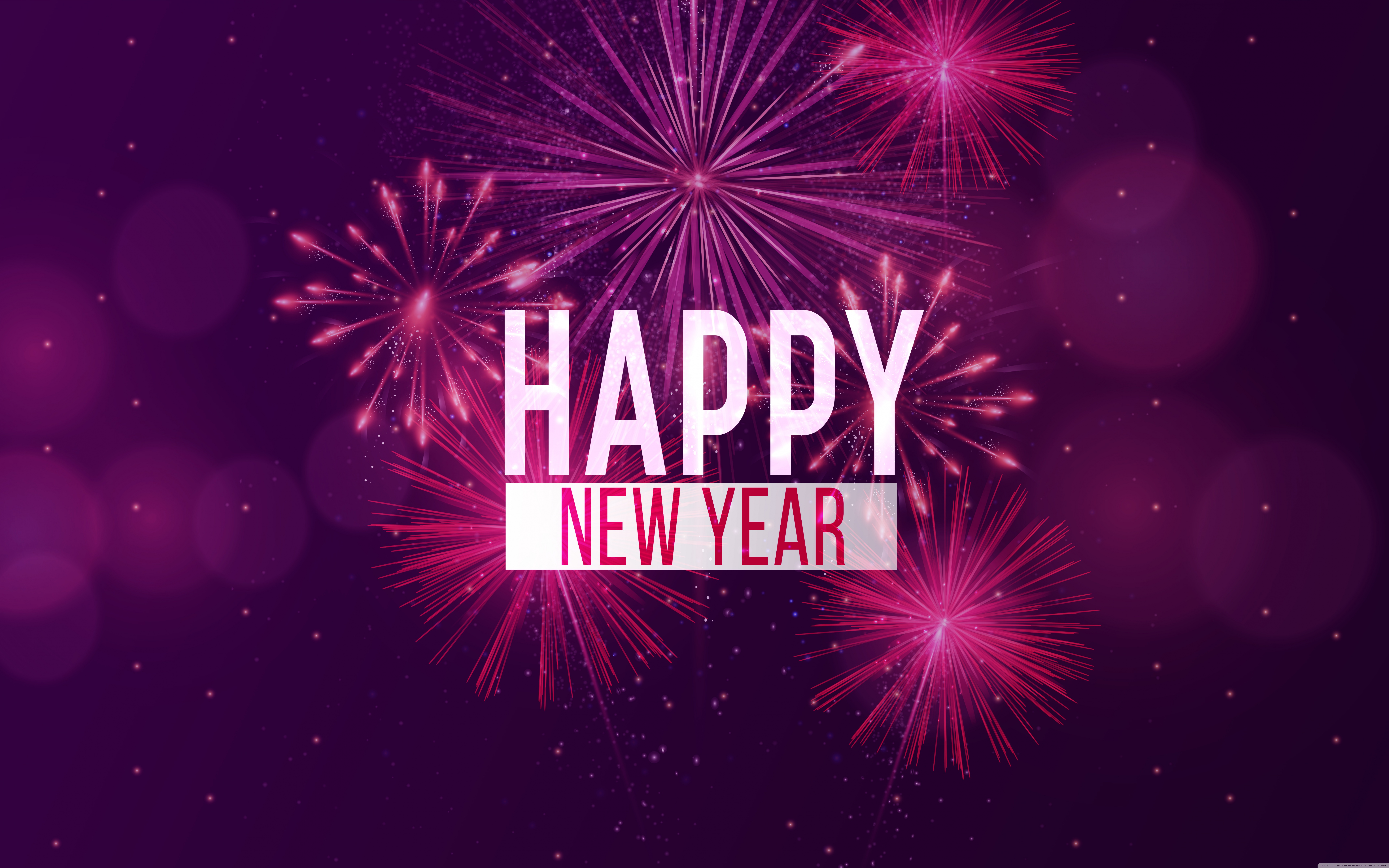 Download Happy New Year UltraHD Free Wallpaper.