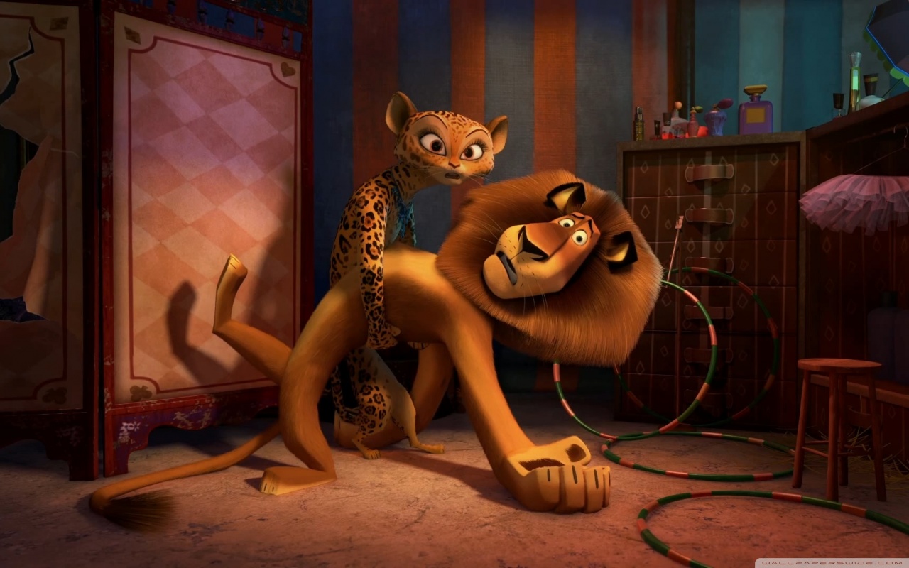 1280x800 Download Madagascar 3 Europes Most Wanted - Alex and Gia UltraHD H...