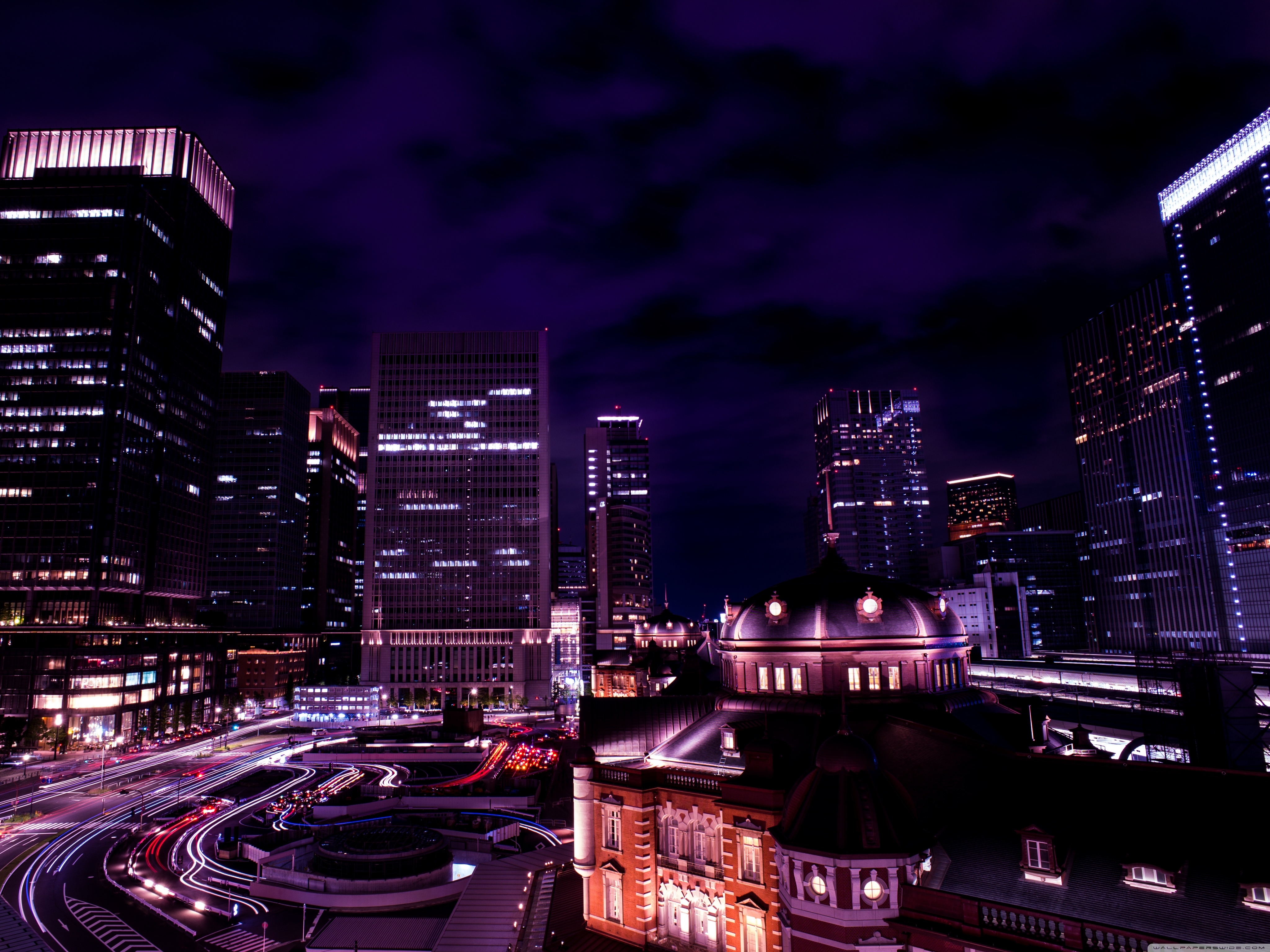 Обои tokyo. Tokyo Nights/Токио Найтс. Город Токио ночью. Фиолетовый город.